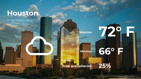 el tiempo en houston tx hoy